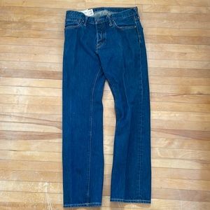 Abercrombie & Fitch Mens Low Rise Slim Straight Button Fly Jeans 30x30